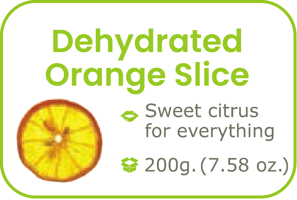 Dehydrated Orange Slice 1lb(115+-slices)- start from 09/15/2026