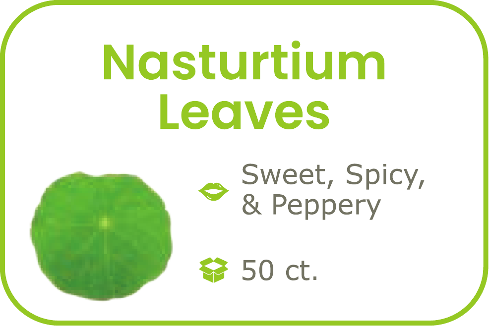 Nasturtium Leaves- start from 09/15/2026