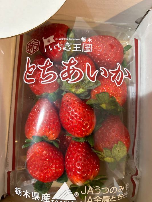 日本イチゴ「とちあいか」around 7p-9p/pack SATURDAY DELIVER ONLY