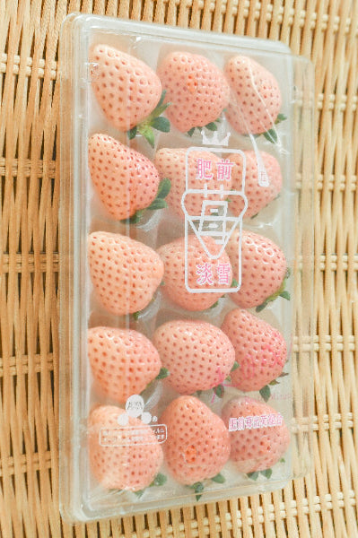 00 NEW 日本イチゴ いちご STRAWBERRY PINK NARA AWAYUKI　奈良淡雪　ピンク　DX 1 PACK