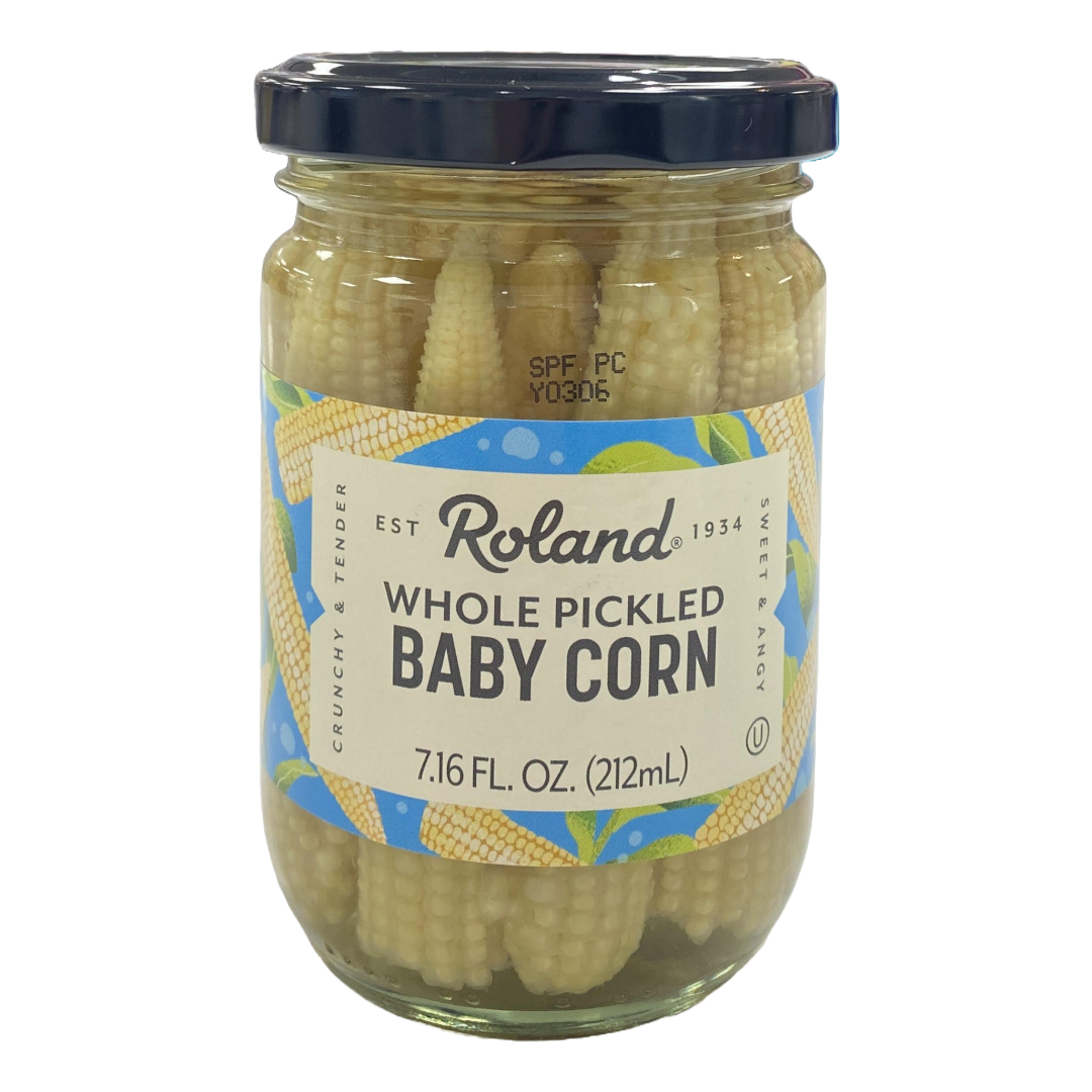ROLAND WHOLE PICKLED BABY CORFN 7.16FL OZ　ヤングコーン